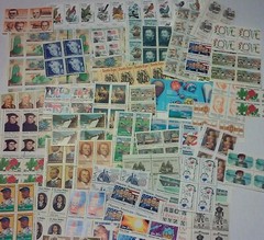Usable 100 Assorted Mixed Multiples & Singles of 20¢