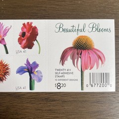 Vintage Tropical Flowers Beautiful Blooms and Crops of the Americas Stamps lot