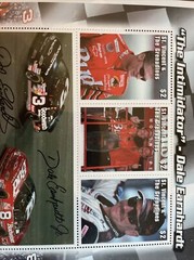 DALE EARNHART&DALE JR. 6 $2.00 ST.VINCENT LEGAL TENDER STAMPS! + Earnhardt MUG