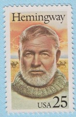 ERNEST HEMINGWAY STAMP AUTHOR OLD MAN AND SEA KEY WEST FLORIDA UNUSED US POSTAGE