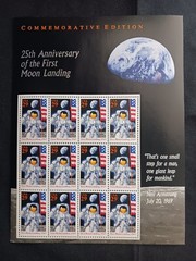 Scott #2841 FIRST MOON LANDING Sheet 12 Stamps 29 Cents