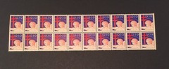Double Strip (20x) Christmas Seals Cinderella Stamps Unused Mint US MNH-OG