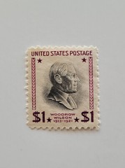 Scott #832 1938 Woodrow Wilson Purple+Black US Postage 1$ Single MNH OG
