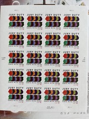 #4200 JURY DUTY SERVE WITH PRIDE Sheet of 20 41 Cent Stamps MNH 