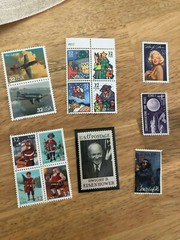 14 Commemorative US Postage Stamps from 1995-1998