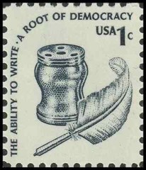 USA 1977 – THE ABILITY TO WRITE – A ROOT OF DEMOCRACY – MNH Stamp – Scott #1581