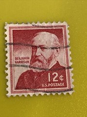 Scott # 1045 12 Cent Benjamin Harrison U.S. Postage Stamp