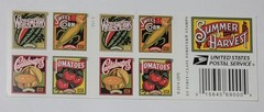 Mint US Summer Harvest Booklet Pane of 20 Forever Stamps Scott# 5004-5007b (MNH)