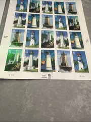 Two Full Sheets x 20 PACIFIC Lighthouses 41¢ US Postage Stamps 4146-4150 2006