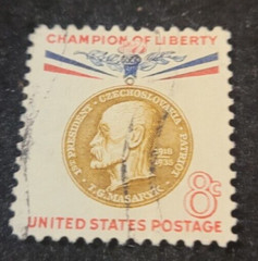 # 1148 – 1960 8c Champion of Liberty: Thomas G. Masaryk 1 Stamp + 2 FREE Stamps