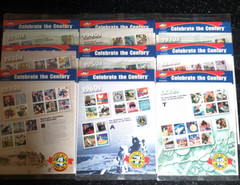 USA CELEBRATE THE CENTURY 1910-1990 9 Sheets USPS Sealed $44.10 Face Value OS116