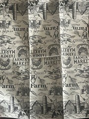 Two Individual dinner Decoupage Napkins Farm House Eggs/chickens/tractor/cows