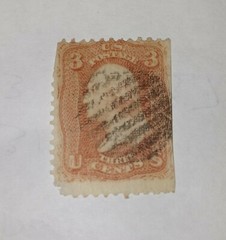 1867 Scott 83 used with c grill