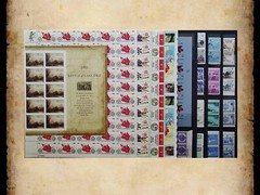 US Postage Stamps Face Value $45+ Unused Lot #12 Sheets Blocks Military History