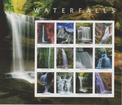 US SCOTT 5800 SHEET OF 12 WATERFALLS STAMPS FOREVER MNH