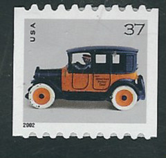 Scott #3641…37 Cent…Antique Toys…3 Stamps