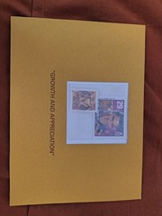 Elvis and gold eagle Stamp Untouched
