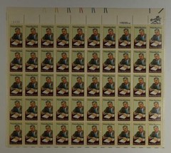 US SCOTT 1875 PANE OF 50 WHITNEY MOORE YOUNG STAMPS 15 CENT FACE MNH