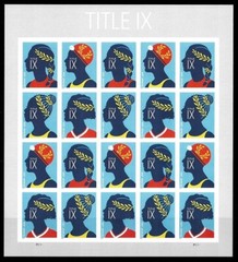 US 2022 SC#5668-5671 TITLE IX Stamp Sheet MNH