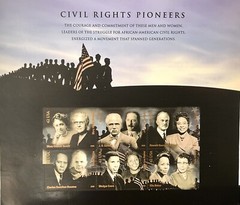 US SCOTT 4384 PANE OF 6 CIVIL RIGHTS PIONEERS STAMPS 42 CENT FACE MNH SEALED