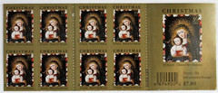 TWO x 20 = 40 of MADONNA & CHILD 39¢ US Christmas Stamps by I. Chacon Sc # 4100a