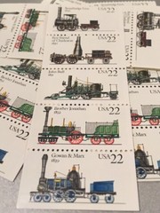 SALE…10 Steam Engine Stamps Great for special event Mail-only 5 at this price