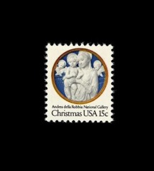 Christmas Stamps – Madonna & Child – Mint block of 20