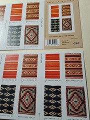 Two Booklets Of 20 Each RIO GRANDE BLANKETS 37¢ US Postage Stamps Sc 3926-3929