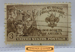 USA Postage Boy Scouts of America 3 Cents Stamp – #S42187NQ