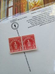 1 /2 cent stamp mint