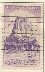 USA – 1956 Devils Tower National Monument