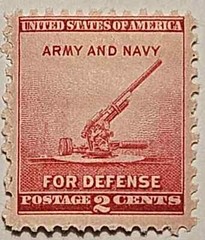 USA 1940 – ARMY & NAVY – FOR DEFENSE – MNH Vintage Military Stamp – Scott #900