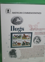 American Commemoratives Dogs USPS Stamps Panel 228 September 7, 1984