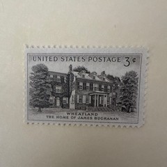 Wheatland Home of James Buchanan 3c Gray US Postage Stamp Single Used