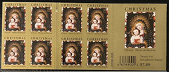 TWO x 20 = 40 of MADONNA & CHILD 39¢ US Christmas Stamps by I. Chacon Sc # 4100a