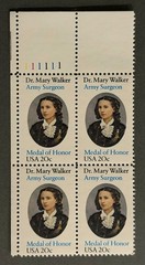 Scott# 2013 • 1982 Dr. Mary Walker 20¢ • Plate Block • MNH
