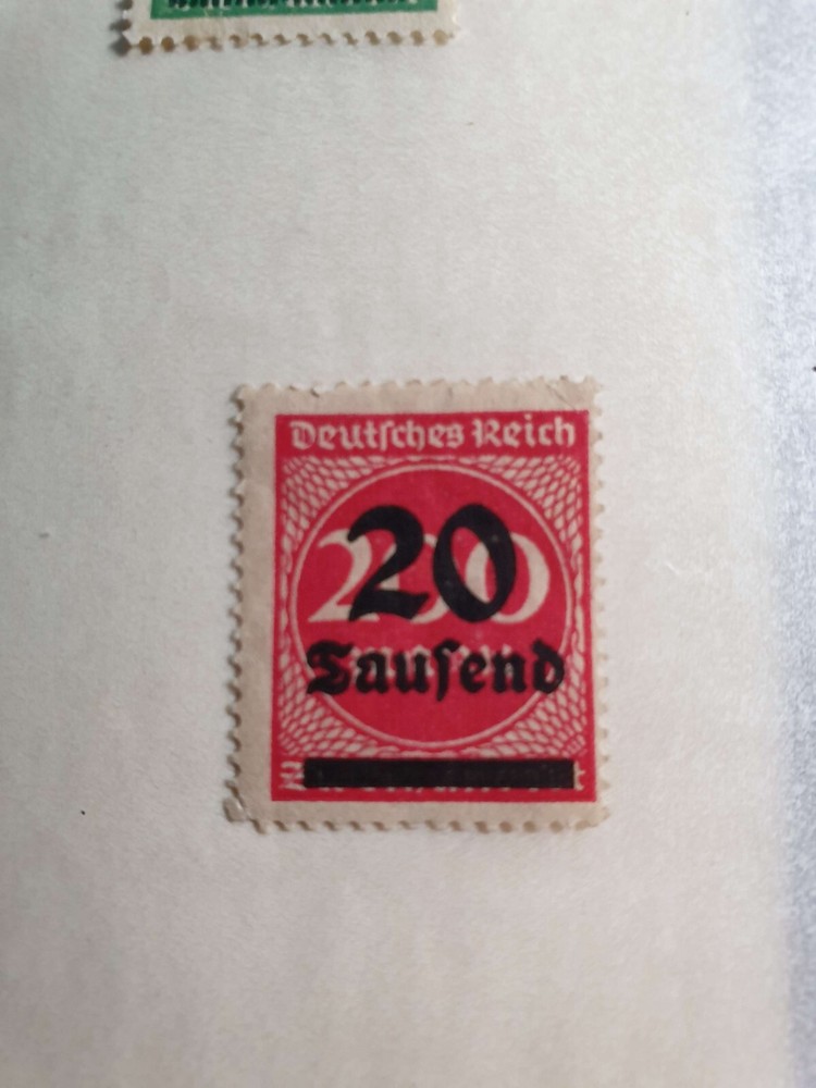 Deutsches Reich German Empire 1923 Stamp 20 over 200 mark