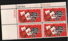 1965 5c Florida Settlement Block of Four Scott #1271 ST067