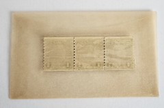 Benjamin Franklin One Cent U.S. Rare Set of 3 unused Stamps No Rubber Stamp Mark