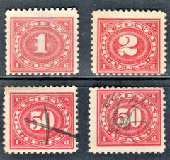 US Stamp (1917) U.S. Internal Revenue Documentary Stamps SC# R228, R229. & R238