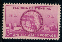 USA – 1945 – The 100th Anniversary of Florida Statehood – 3¢ – #2945