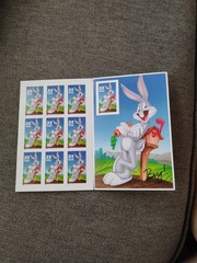 Bugs Bunny Pane of 9 32¢ Stamps (1997)