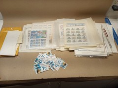 Over $1100 Face Value Unused US POSTAGE STAMPS LOT Mostly .32 Cent Stamps