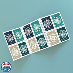 Winter Whimsy 2024 (1 Booklet, 20 Stamps) First-Class Mail Foreve