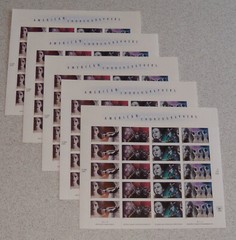 Three x 20 of AMERICAN CHOREOGRAPHERS 37¢ US Postage Stamps USA Scott 3840-3843