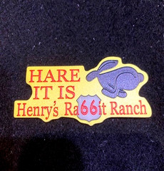 Henry’s Rabbit Ranch on Route 66 Hare It Is Magnet