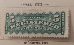 Vintage Stamp / Canada 1875-89 issue / green