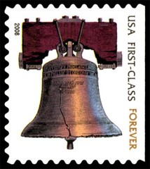 LIBERTY BELL (#4125b) FOREVER Stamps 2008 – Booklet 20 US Stamps (MNH)