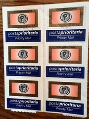 2004 Republic Priority Post 0.60 Euro Orange Black Gold Grey No. 2770B MNH**