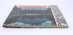 VTG FRONTIERSMAN STAMP ALBUM United States Stamps Whitman 1967 300+ Stamps